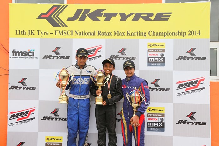 JK Rotax Max: Bafna, Maini and Francis win